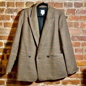 Checkered Blazer